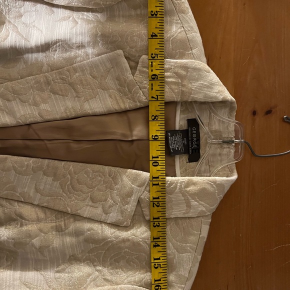 Mark Eisen for George cream/gold lurex jacket - Picture 7 of 8